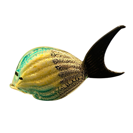 Pesce Scultura Artistica  in vetro colorato