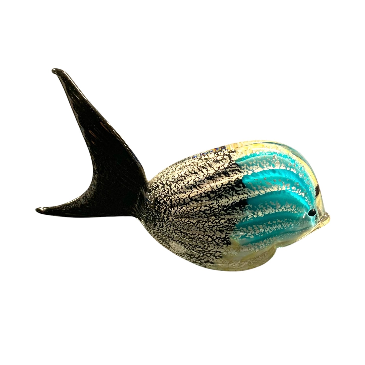 Pesce Scultura Artistica  in vetro colorato