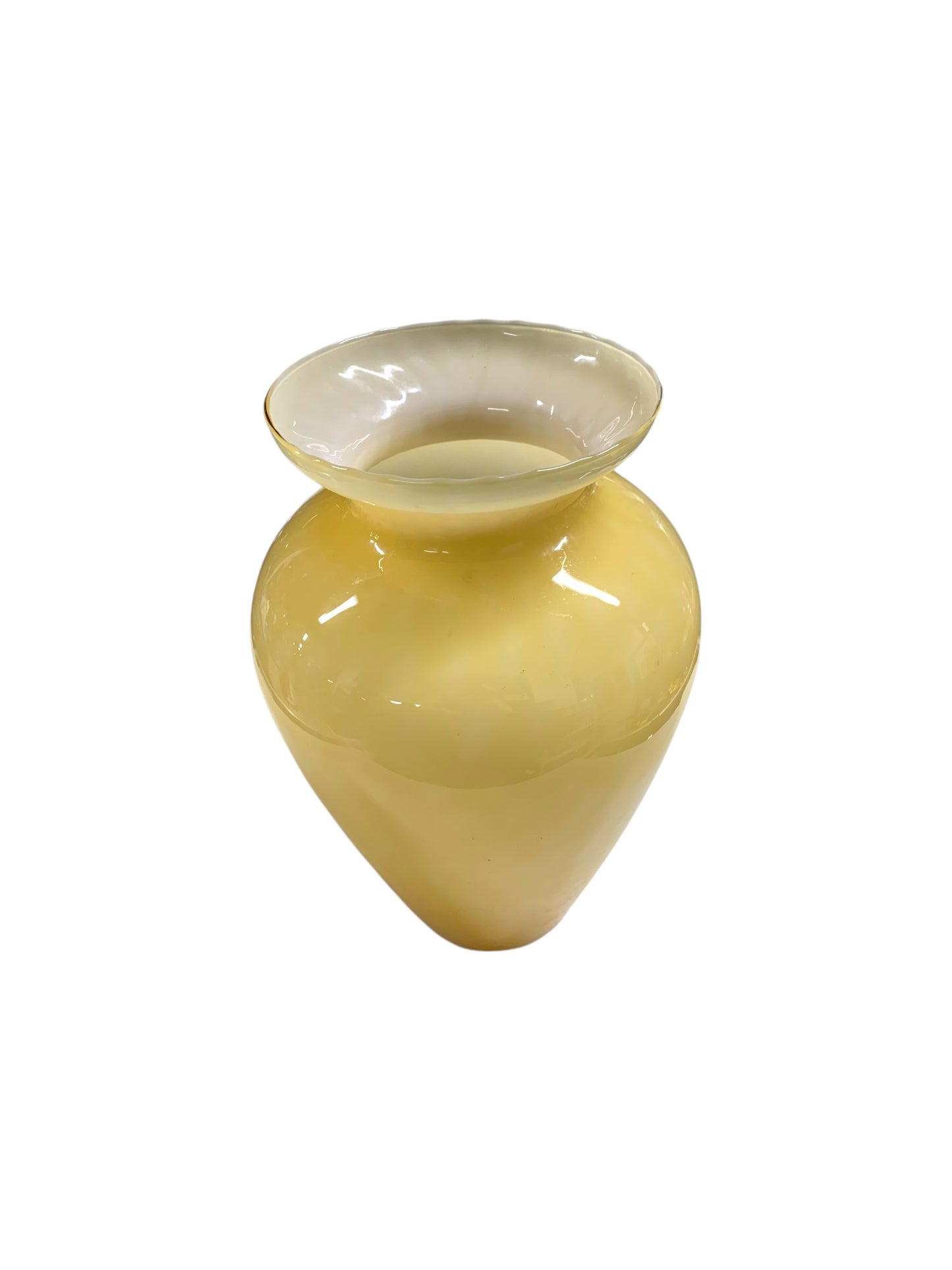 Vaso ad anfora color crema