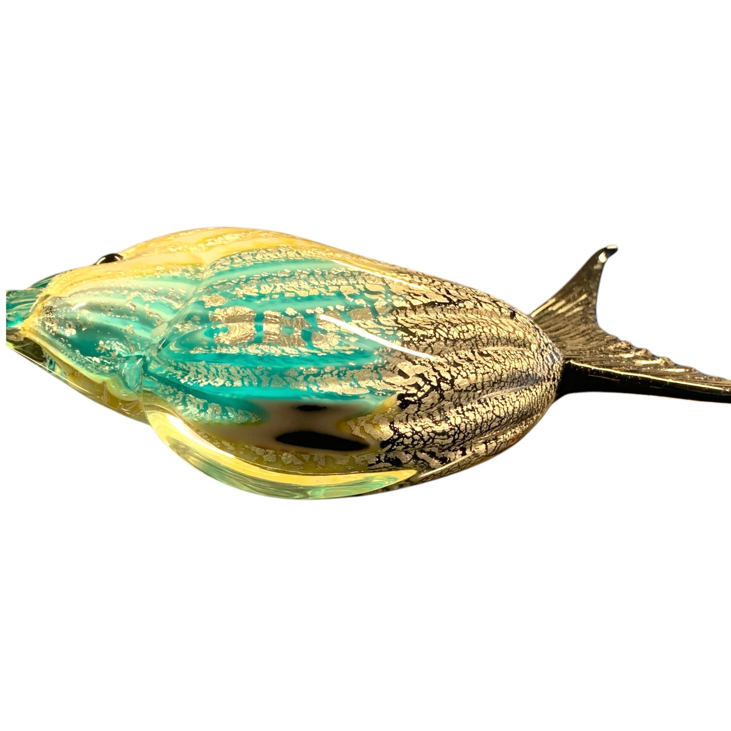 Pesce Scultura Artistica  in vetro colorato