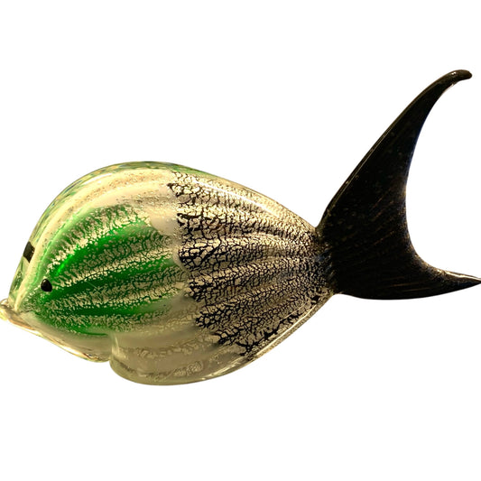 Pesce Scultura Artistica  in vetro colorato