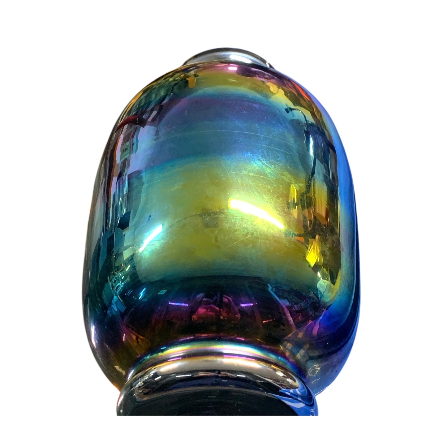 Vaso in vetro iridescente Scarabeo