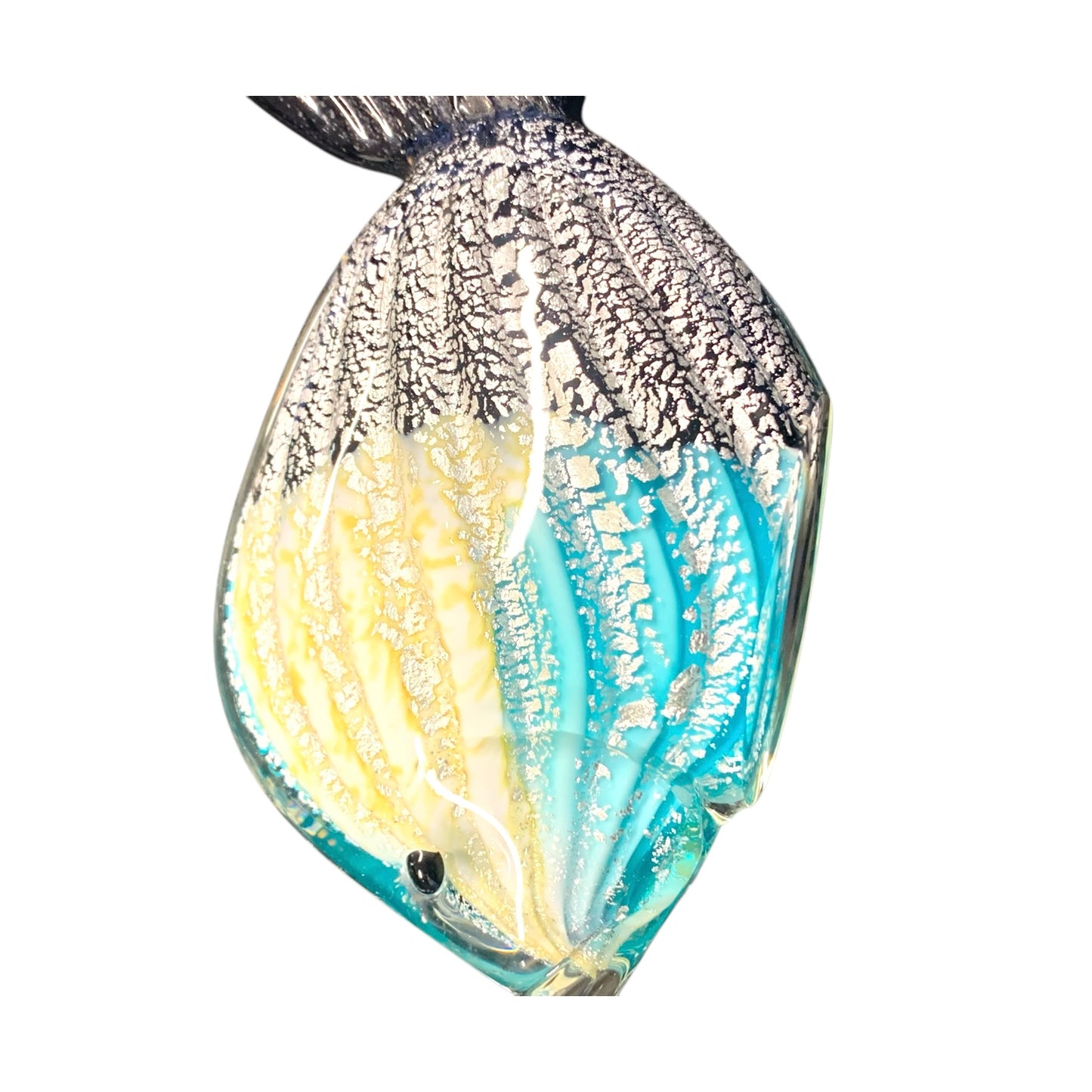 Pesce Scultura Artistica  in vetro colorato