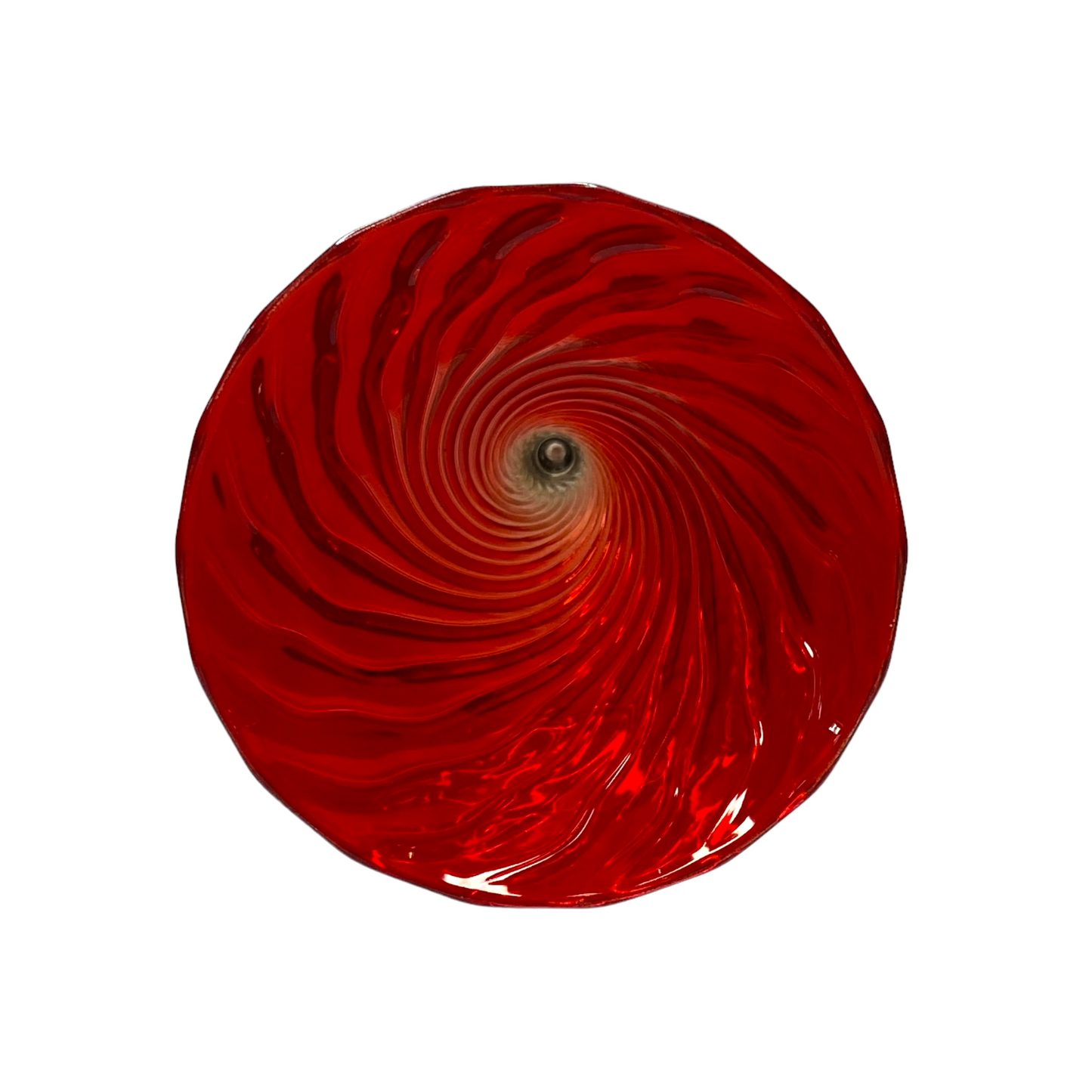 Calice rosso con oro