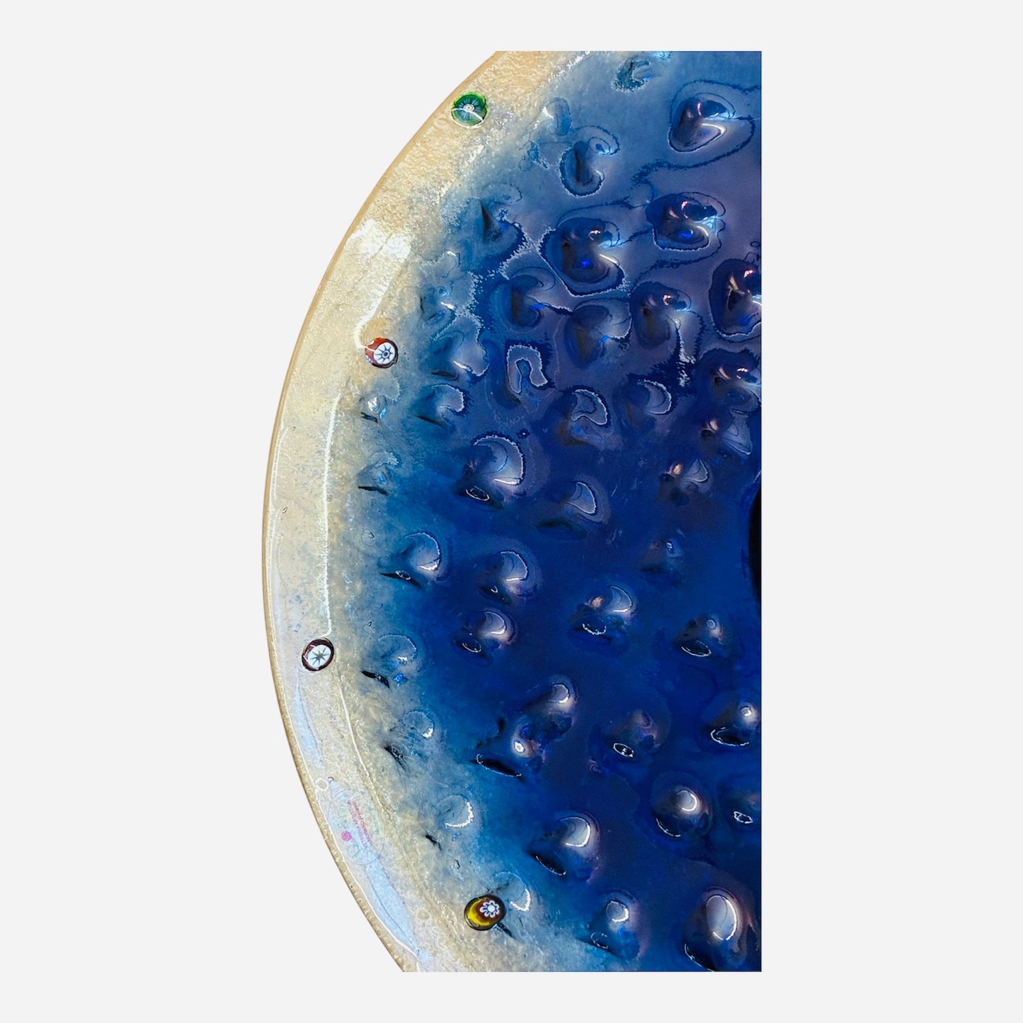Piatto porta frutta con Murrine