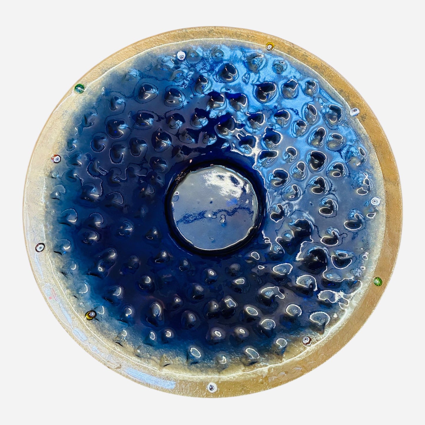 Piatto porta frutta con Murrine