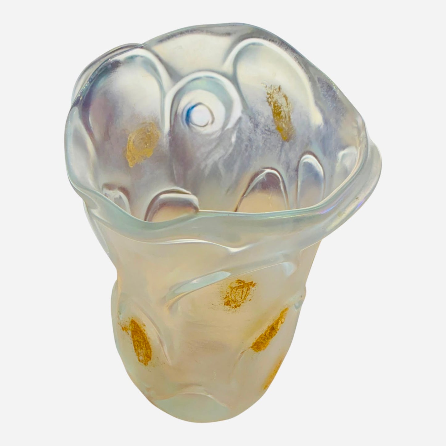 Vaso in vetro modello 3627 di Flavio Poli per Seguso