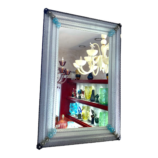 Mirror with flowers